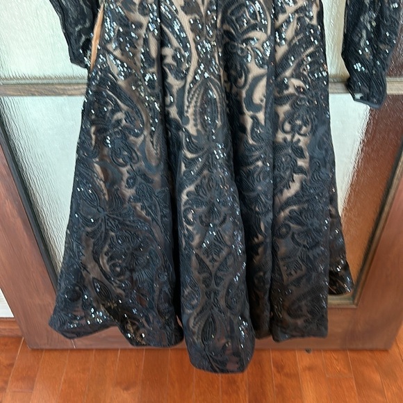 Mac Duggal SEQUIN EMBELLISHED A-LINE COCKTAIL DRESS size 6 New $598 sold out - Picture 13 of 14